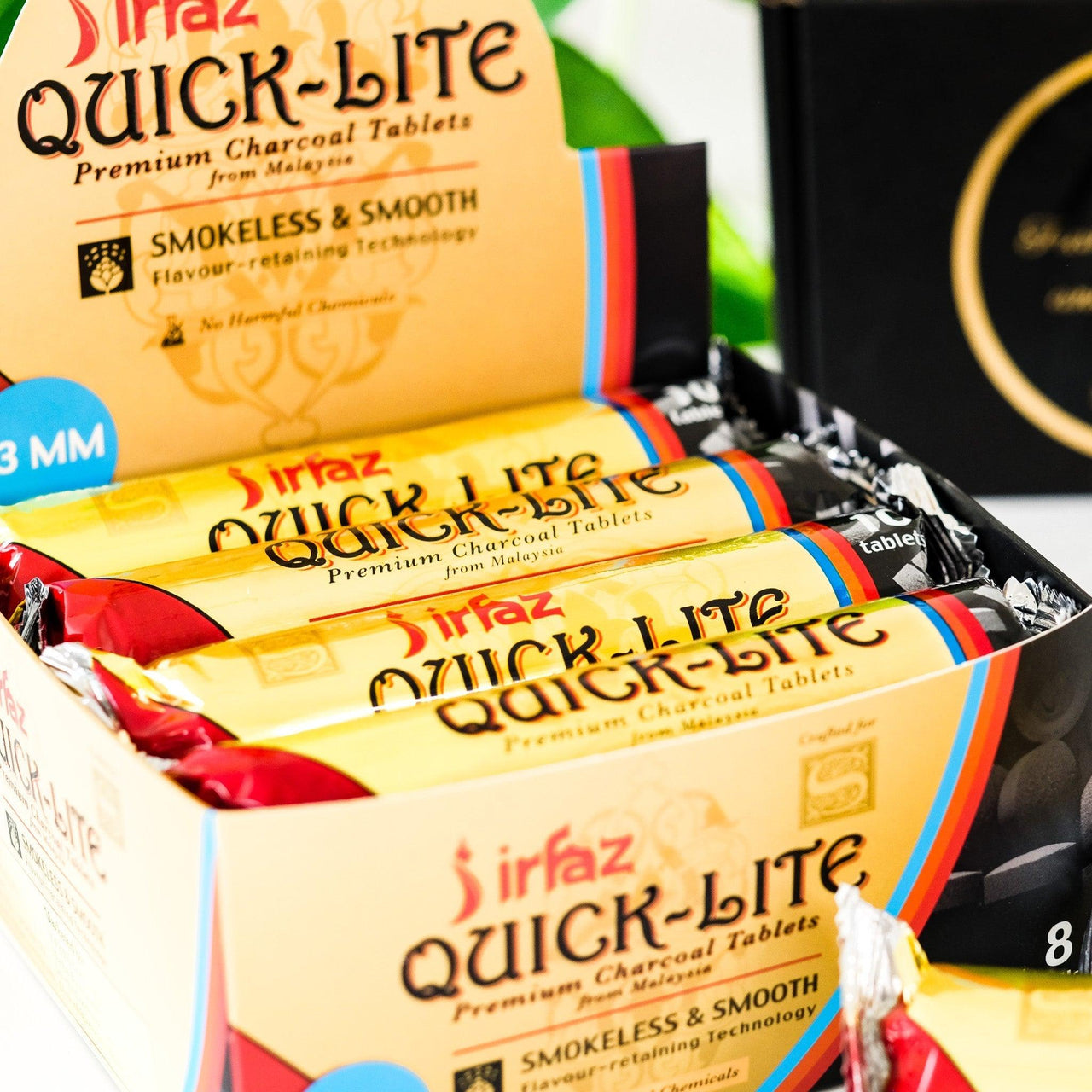 Charcoal Irfaz | Quick-Lite (33mm Single Roll or Box)